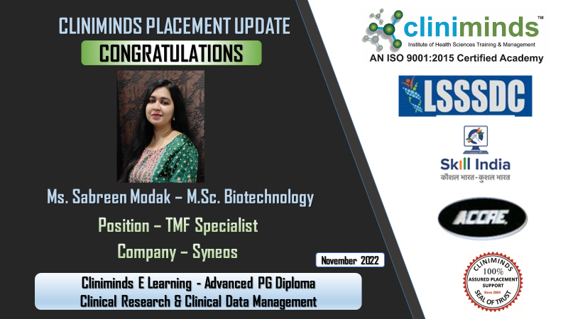 Cliniminds Drug Regulatory Affairs Placements